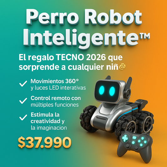 Perro Robot Inteligente™ El Regalo TECNO 2026 que Sorprende a Cualquier Niñ@ OFERTA NAVIDAD 🎁
