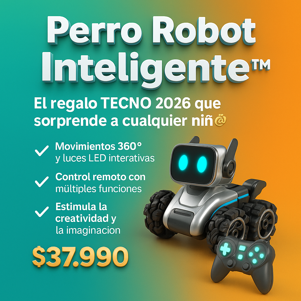 Perro Robot Inteligente™ El Regalo TECNO 2026 que Sorprende a Cualquier Niñ@ OFERTA NAVIDAD 🎁