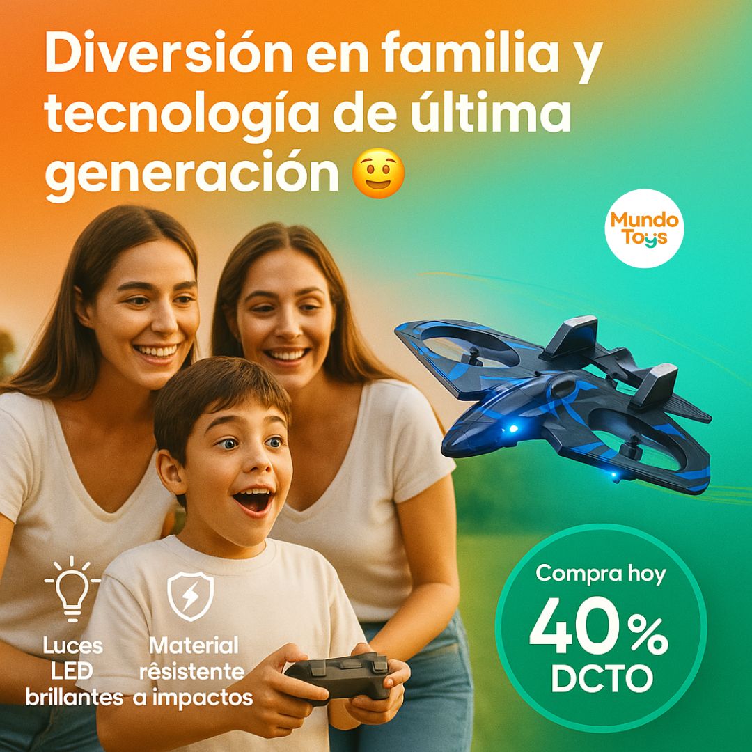 Avión Dron a Control Remoto™ El mejor REGALO 🎁 OFERTA BLACKFRIDAY 40% DCTO.